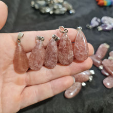 Load image into Gallery viewer, Strawberry Quartz Pendants