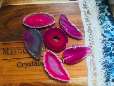 Pink Agate Slice