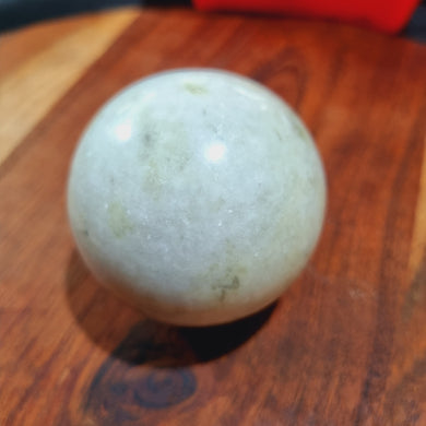 Pale Green Jade Sphere