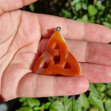 Carnelian Knot Pendant