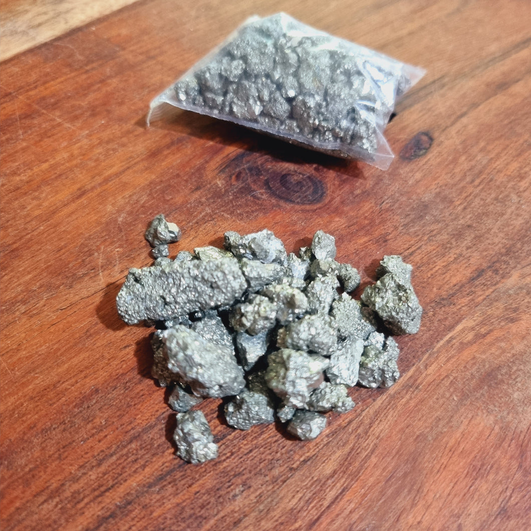 Raw Pyrite Gravel Bag