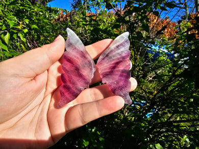 Rainbow Fluorite Wing Set #1