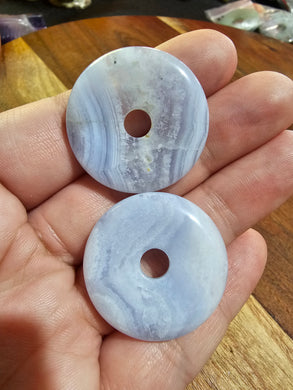 Blue Lace Agate Donut