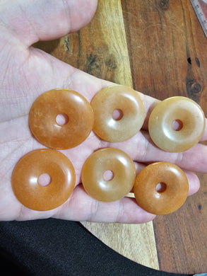 Orange Aventurine Donut