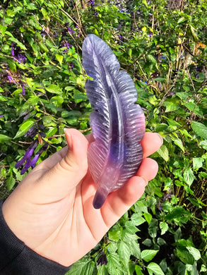 Rainbow Fluorite Feather #1