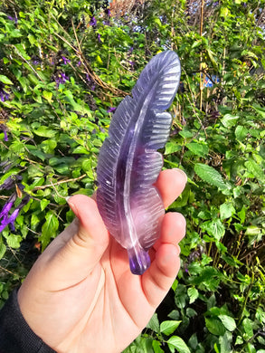 Rainbow Fluorite Feather #3