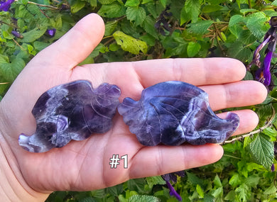 Chevron Amethyst Wing Set