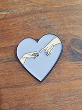 Load image into Gallery viewer, Hand heart Bag Pin