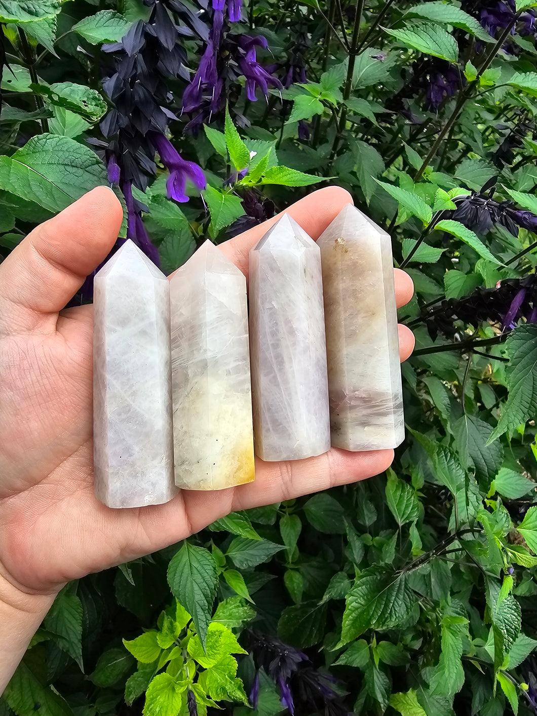 Purple Rose Quartz Point