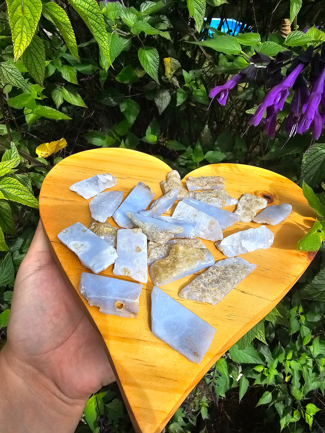 Blue Lace Agate Mini Slice