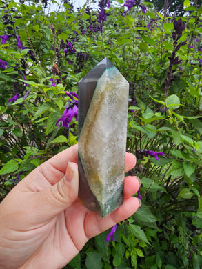 Natural Gray Agate Point