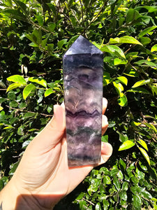 Rainbow Fluorite Tower #4