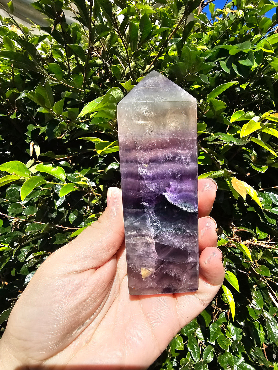 Rainbow Fluorite Tower #5