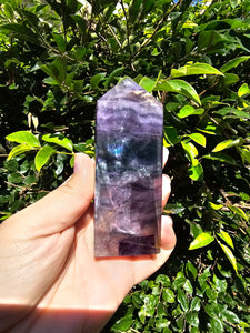 Rainbow Fluorite Tower #7