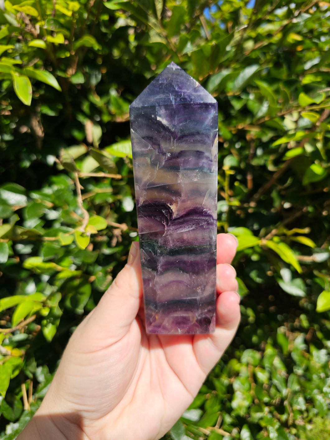 Rainbow Fluorite Tower #10