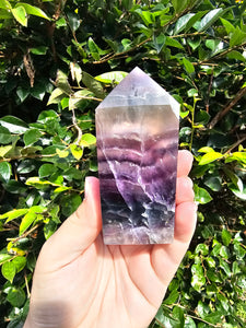 Rainbow Fluorite Tower #11