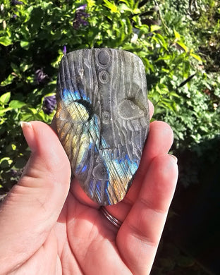 Labradorite Mask Carving