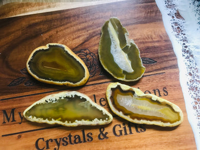 Yellow Agate Slice