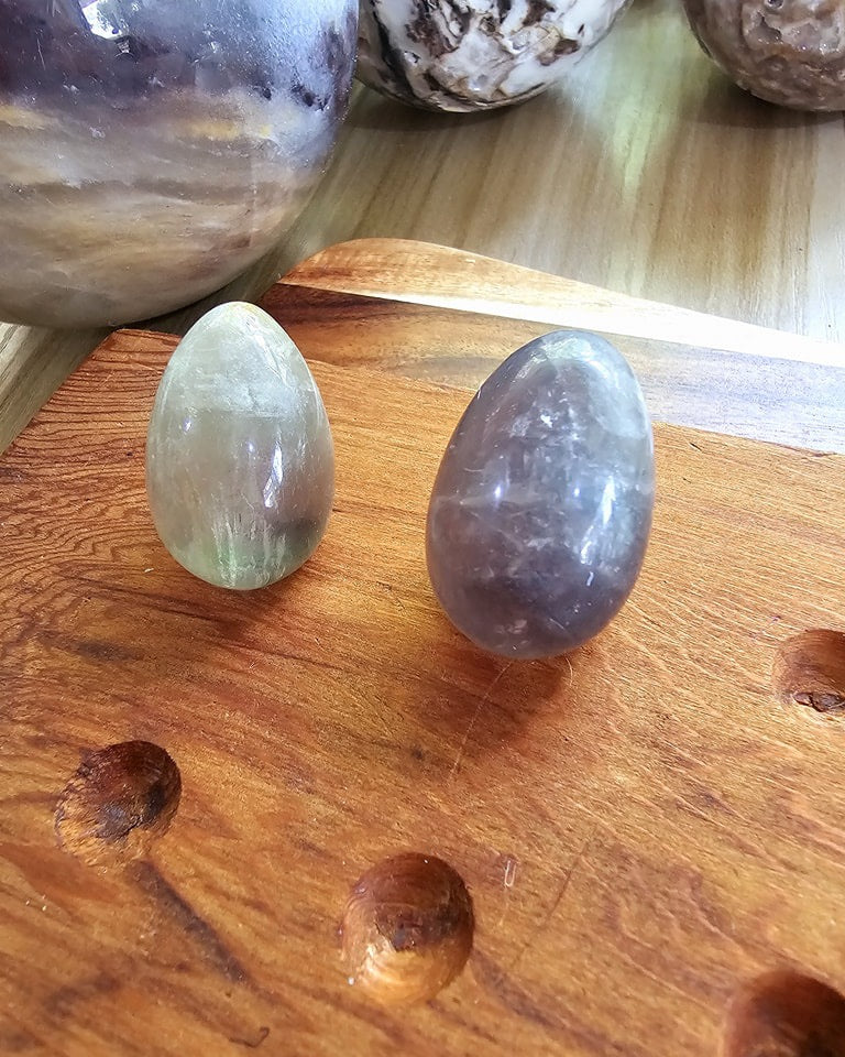Rainbow Fluorite Egg