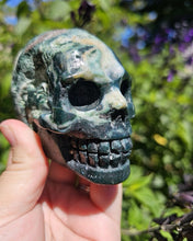 Load image into Gallery viewer, Moss Agate Skull