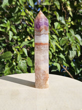 Load image into Gallery viewer, Dream Amethyst with Mexican Agate Tower