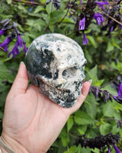 Load image into Gallery viewer, Moss Agate Skull