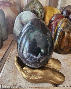 Dark Ocean Jasper Egg