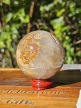 Load image into Gallery viewer, Rutilated Agate Sphere