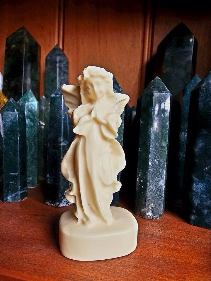 Ivory Nut Angel Carving