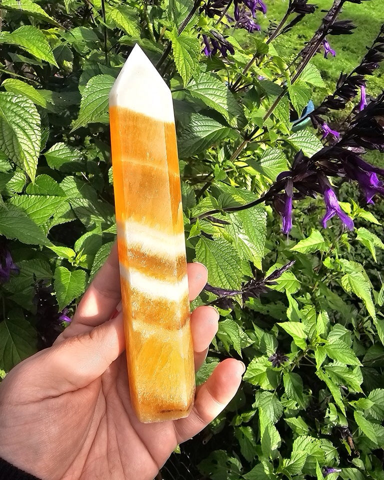 Yellow Calcite Tower