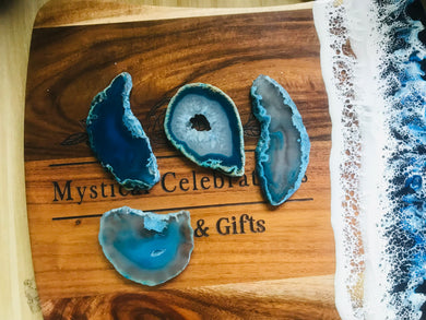 Blue Agate Slices