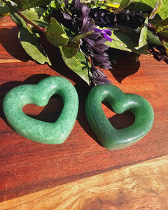 Green Aventurine Heart