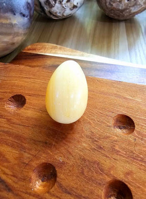 Orange Calcite Egg
