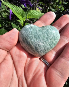 Amazonite Heart