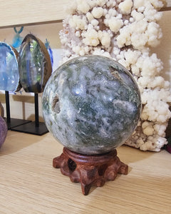 Moss Agate Sphere