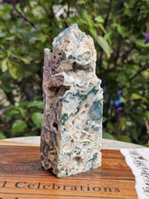 Load image into Gallery viewer, Moss Agate Tower