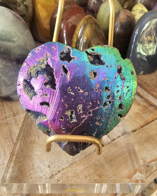 Dyed Sphalerite Heart