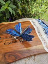 Load image into Gallery viewer, Titanium Aura Kyanite Butterfly