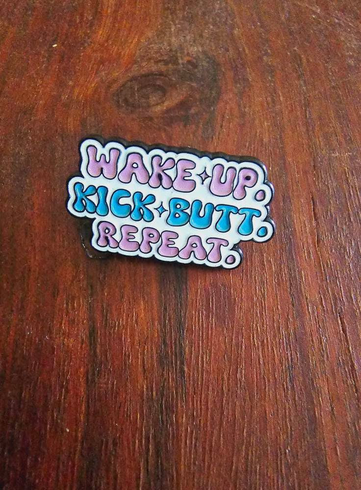 Wake Up Bag Pin