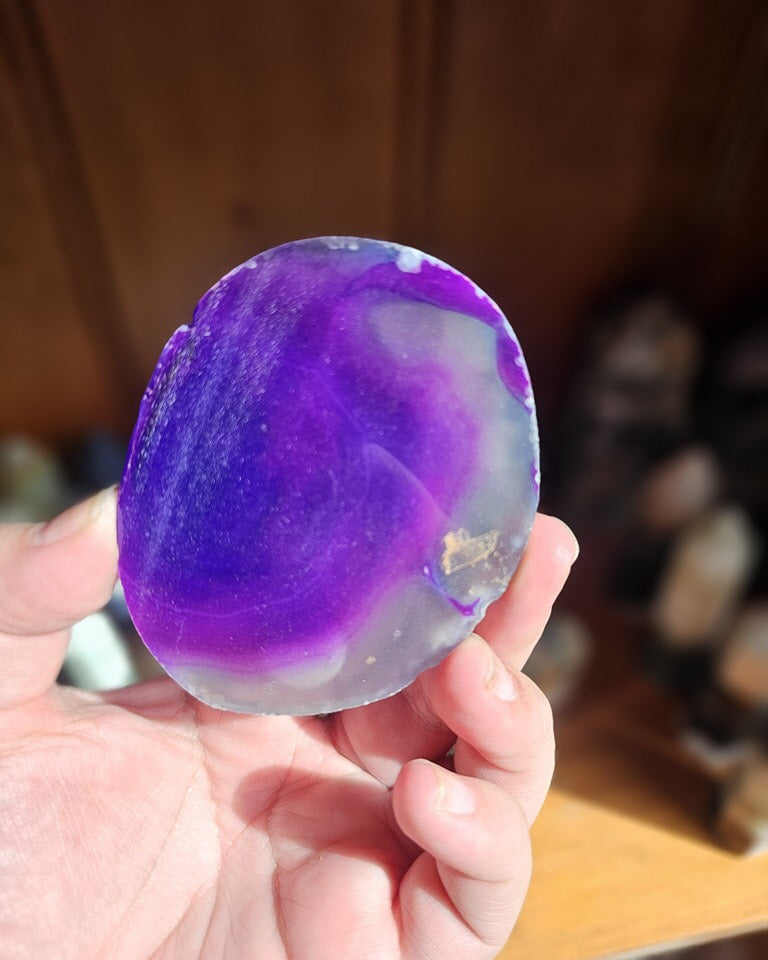 Purple Agate Slice