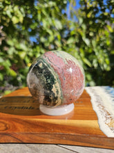 Load image into Gallery viewer, Ocean Jasper Sphere