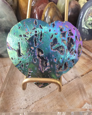 Dyed Sphalerite Heart
