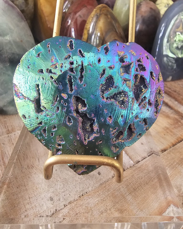 Dyed Sphalerite Heart