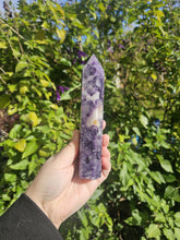 Load image into Gallery viewer, Silky Fluorite Tower