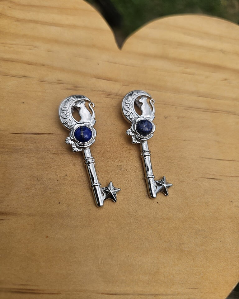 Lapis Lazuli Key Pendant