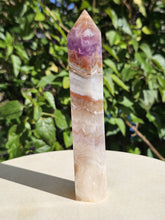 Load image into Gallery viewer, Dream Amethyst with Mexican Agate Tower