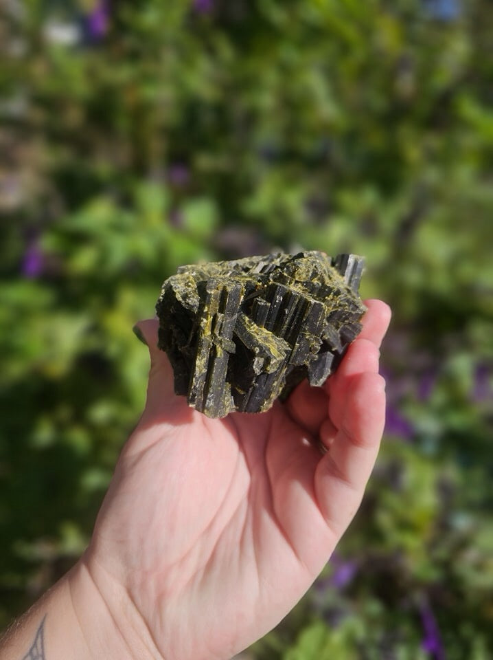 Green Tourmaline Raw Specimen
