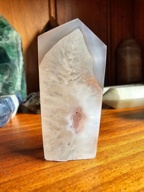Natural Agate Geode Point