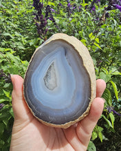 Load image into Gallery viewer, Natural Blue/Grey Agate Slice