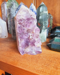 Amethyst Raw Cluster Point